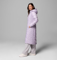 Женская длинная куртка Columbia с капюшоном 1159852948 (Сиреневый XXL)