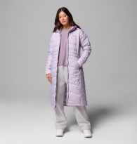 Женская длинная куртка Columbia с капюшоном 1159852948 (Сиреневый XXL)