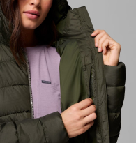 Женская длинная куртка Columbia с капюшоном 1159853190 (Зеленый M)