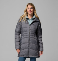 Женская длинная куртка Columbia с капюшоном 1159853294 (Серый M)