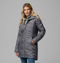 Женская длинная куртка Columbia с капюшоном 1159853294 (Серый M)