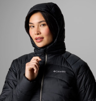 Женская длинная куртка Columbia с капюшоном 1159853628 (Черный L)