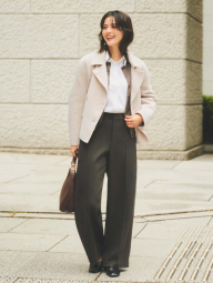 Жіноче коротке пальто Uniqlo 1159859368 (Молочний XXL)