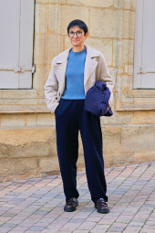 Жіноче коротке пальто Uniqlo 1159859368 (Молочний XXL)