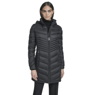 Удлинённая куртка Calvin Klein с капюшоном 1159861026 (Черный XS)