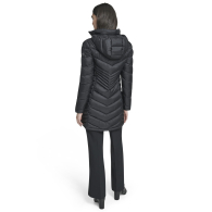 Удлинённая куртка Calvin Klein с капюшоном 1159861026 (Черный XS)