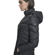 Удлинённая куртка Calvin Klein с капюшоном 1159861026 (Черный XS)