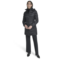 Удлинённая куртка Calvin Klein с капюшоном 1159861026 (Черный XS)
