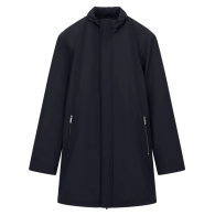 Мужская удлиненная куртка Armani Exchange 1159862143 (Синий XL)