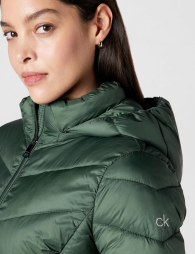 Женская удлиненная куртка Calvin Klein 1163161085 (Зеленый XL)