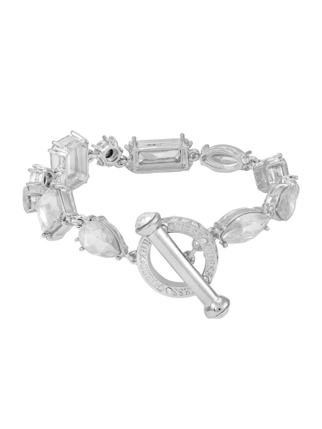 Женский браслет GUESS с камнями 1159840869 (Серебристый One size)