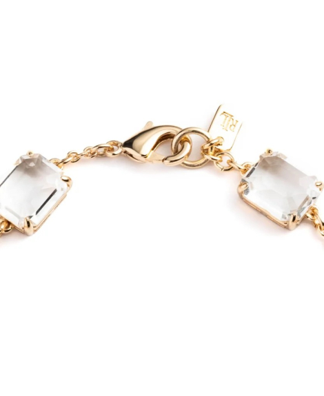 Стильний жіночий браслет Lauren Ralph Lauren з камінням 1159847379 (Золотистий One size)