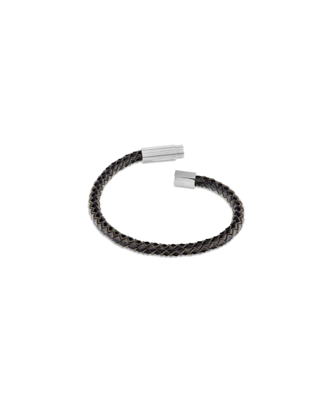 Кожаный браслет Calvin Klein 1159849027 (Черный One size)