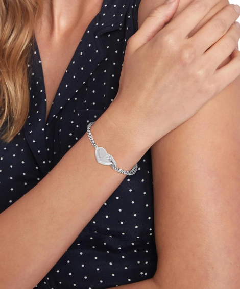 Жіночий браслет Tommy Hilfiger з підвіскою 1159851473 (Срібний One size)