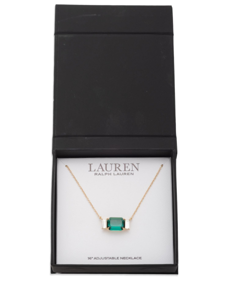 Набор украшений Lauren Ralph Lauren колье и сережки 1161963908 (Золотистый One size)