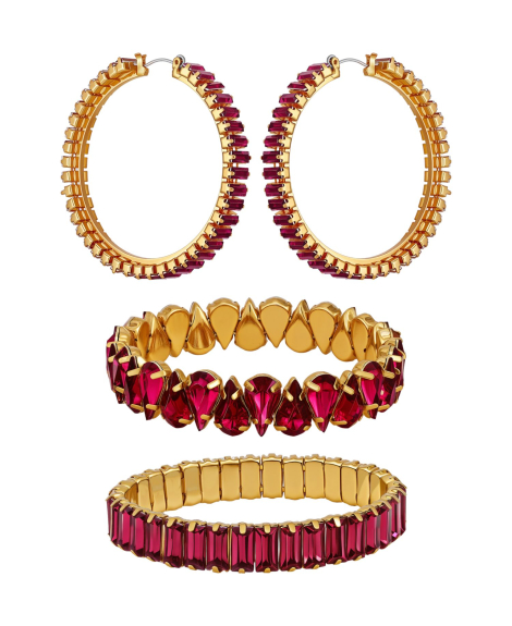 Набор украшений GUESS браслеты и серьги 1161964742 (Розовый One size)