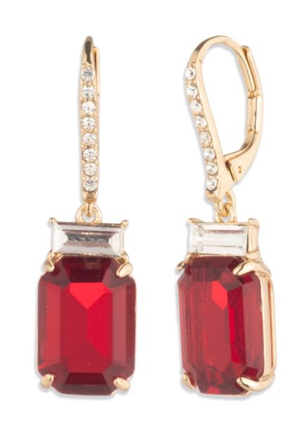 Сережки Lauren Ralph Lauren с камнями 1161966237 (Золотистый One size)
