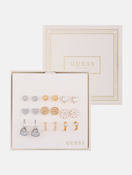 Набір сережок GUESS 9 пар 1159846882 (Золотий/Сріблястий One size)