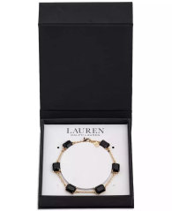 Стильный женский браслет Lauren Ralph Lauren с камнями 1159848566 (Золотистый One size)