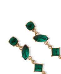 Сережки-підвіски Karl Lagerfeld з камінням 1160243071 (Золотистий One size)