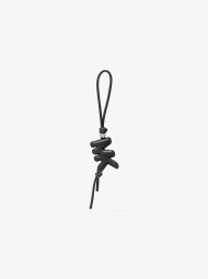 Брелок Michael Kors из натуральной кожи 1161278001 (Черный One size)