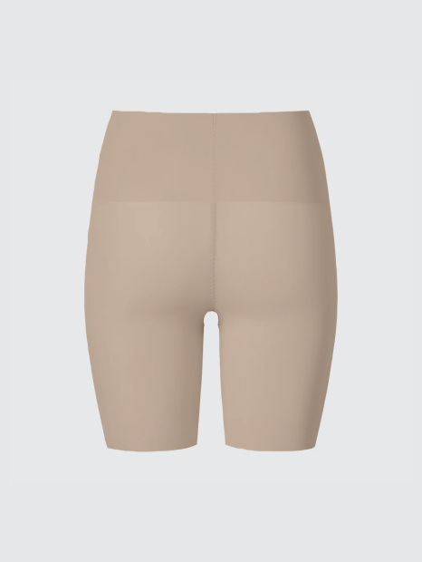 Безшовні трусики-шорти Uniqlo 1159842027 (Бежевий XS)