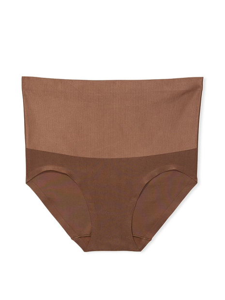 Брифи, що стягують безшовні трусики Victoria's Secret 1159864004 (Коричневий M)