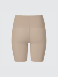 Бесшовные утягивающие трусики-шорты Uniqlo 1159842027 (Бежевый XS)