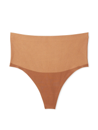 Утягивающие трусики тонг Victoria's Secret 1159861470 (Коричневый M)