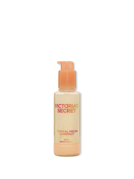 Олія для тіла із шиммером Tropical Melon Starfruit Victoria's Secret 1159861304 (Помаранчевий 125 ml)