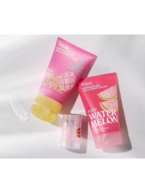 Лосьон для тела с шиммером Pink Pineapple Jelly Glaze Victoria’s Secret Pink 1159864227 (Розовый 177 ml)