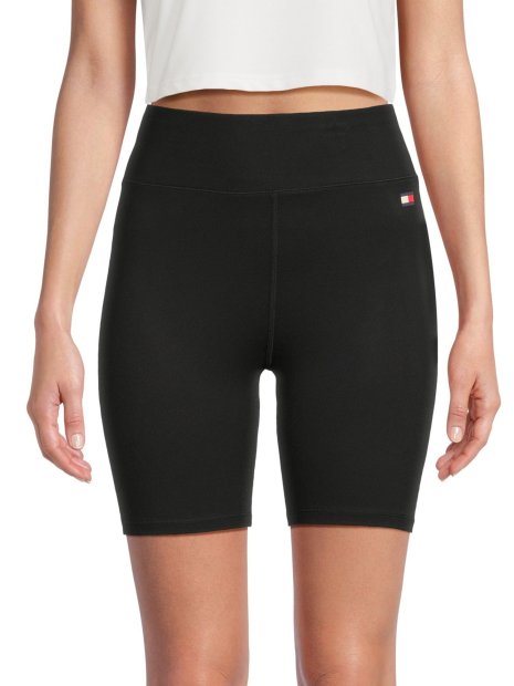 Женские велосипедки Tommy Hilfiger спортивные шорты 1159850838 (Черный L)