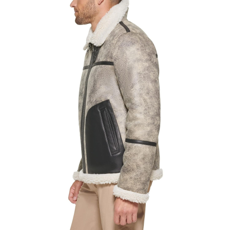 Чоловіча куртка Tommy Hilfiger з шерпою 1159838386 (Сірий XXL)