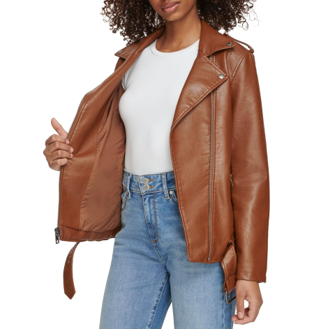Женская куртка Levi's на молнии 1159841125 (Коричневый XS)