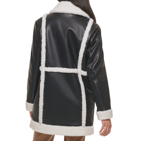 Женская удлиненная куртка Levi's с шерпой 1159849548 (Черный XS)