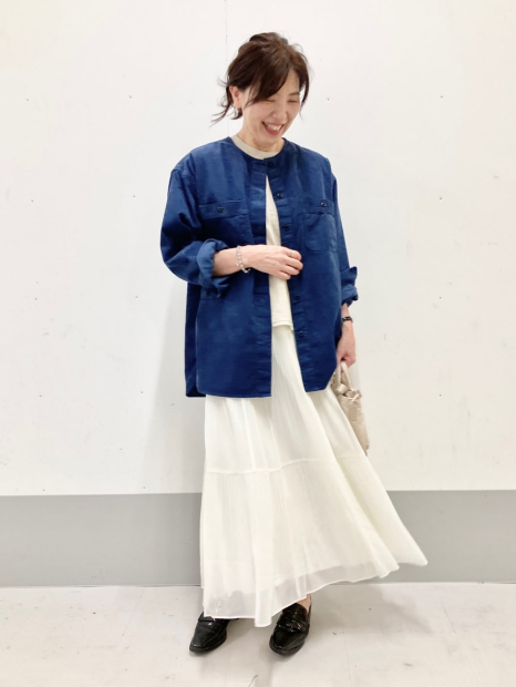 Вельветовая куртка UNIQLO на пуговицах 1159849720 (Синий M)