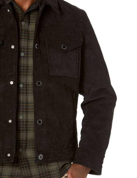 Мужская вельветовая куртка Karl Lagerfeld Paris 1159850495 (Черный XL)