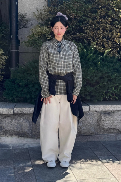 Вельветовая куртка UNIQLO на пуговицах 1159852061 (Серый M)