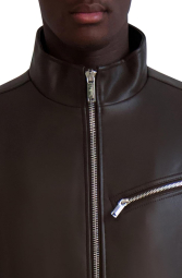 Мужская куртка Karl Lagerfeld Paris из искусственной кожи 1159839154 (Коричневый L)