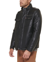 Мужская куртка Levi's из искусственной кожи 1159839817 (Черный XXL)