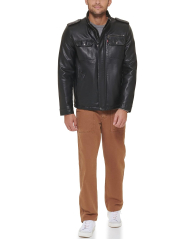 Мужская куртка Levi's из искусственной кожи 1159839817 (Черный XXL)