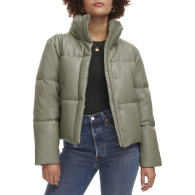 Женская куртка Levi's из экокожи 1159841024 (Серый XL)