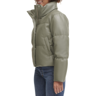 Женская куртка Levi's из экокожи 1159841024 (Серый XL)