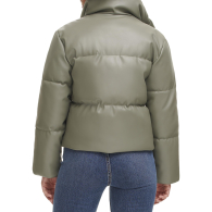 Женская куртка Levi's из экокожи 1159841024 (Серый XL)