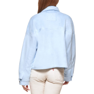 Женская велюровая легкая куртка Levi's 1159846393 (Голубой L)