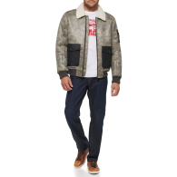 Мужская куртка-бомбер Levi's с шерпой 1159846629 (Серый XXL)