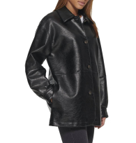 Женская куртка из экокожи Levi's 1159847150 (Черный L)