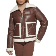 Женская куртка Levi's с шерпой 1159848515 (Коричневый XXL)