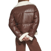 Женская куртка Levi's с шерпой 1159848515 (Коричневый XXL)