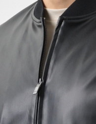 Чоловічий бомбер Armani Exchange з екошкіри 1159849237 (Чорний L)